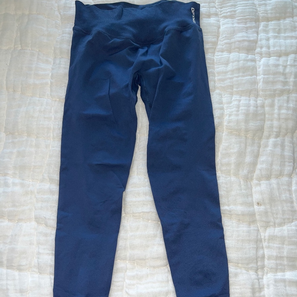 Dfyne impact deep sea Navy Blue Leggings medium